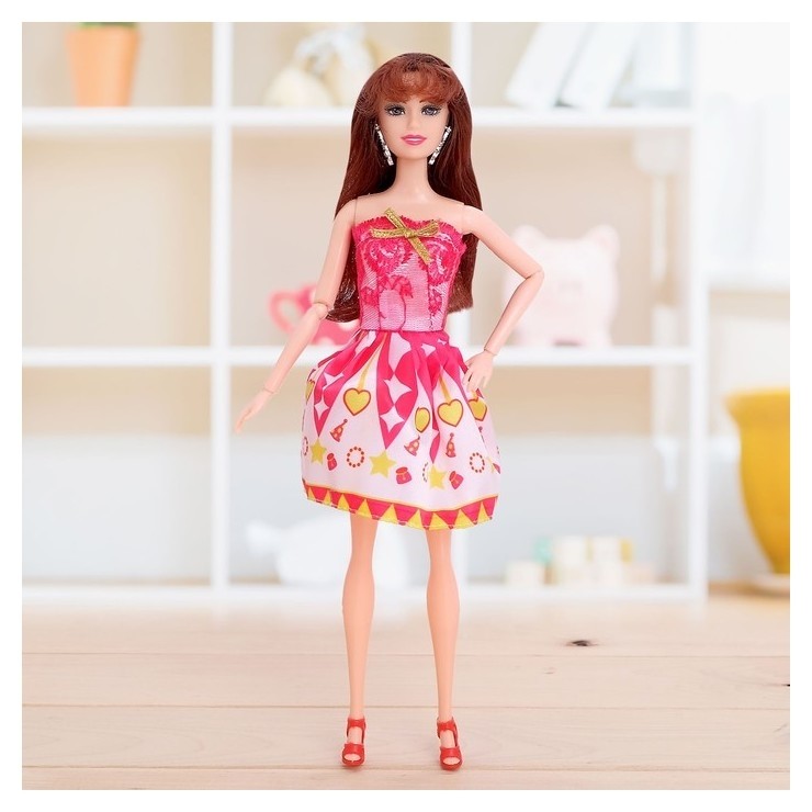 Кукла модель шарнирная Анна в платье