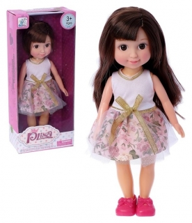 Кукла Оля в платье 