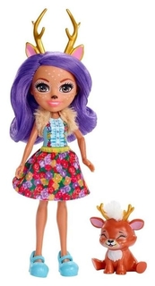 Кукла Энчантималс с любимой зверюшкой Mattel