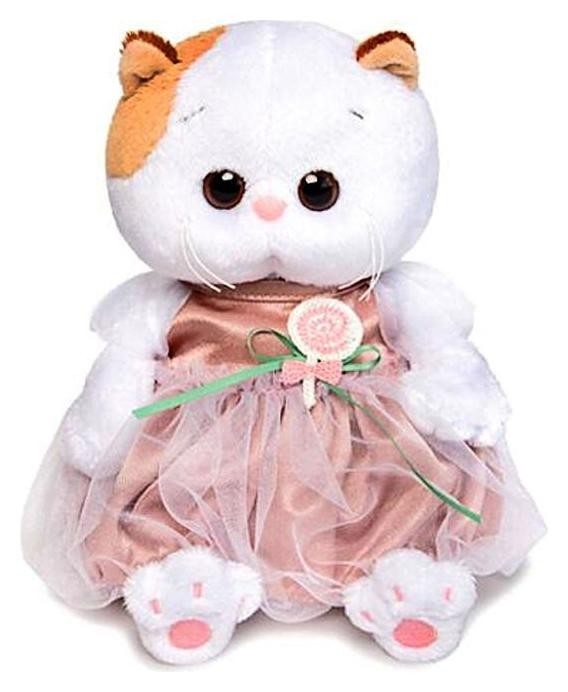 

Мягкая игрушка Кошечка Ли-Ли BABY в платье с леденцом, 20 см
