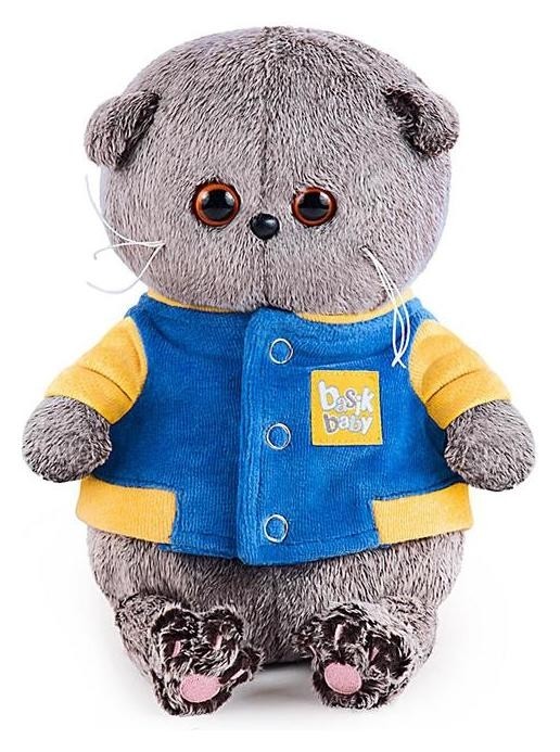 

Мягкая игрушка Басик Baby в синей куртке с желтой отделкой 20 см