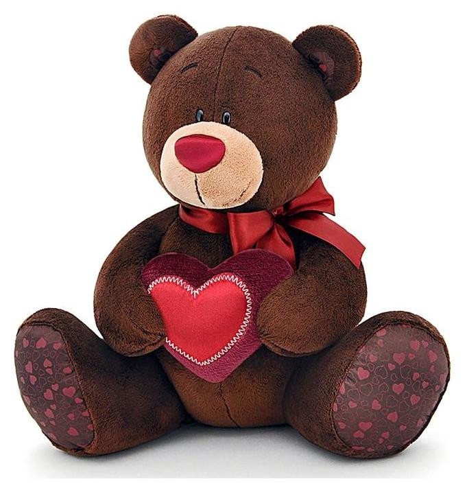 

Мягкая игрушка Choco с сердцем, Коричневый
