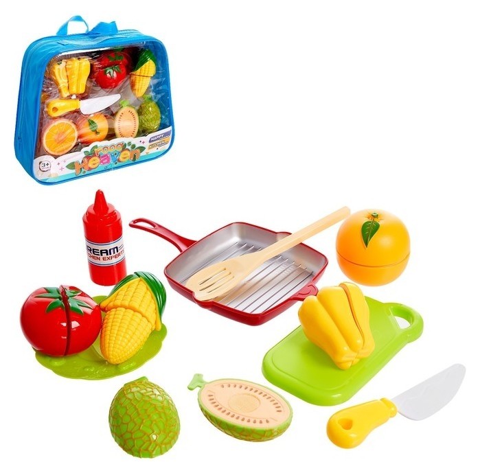 

Игровой набор продуктов для нарезки Готовим вкусно, на липучках