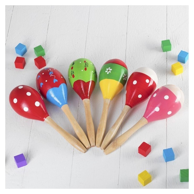 

Игрушка музыкальная Маракас, микс