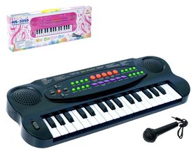Синтезатор «Музыкальная игра» с микрофоном, 32 клавиши 