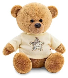 Мягкая игрушка Медведь Топтыжкин в бежевой рубашке 17 см Orange toys