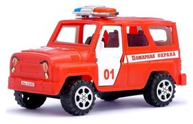 Машина инерционная внедорожник Пожарная охрана 