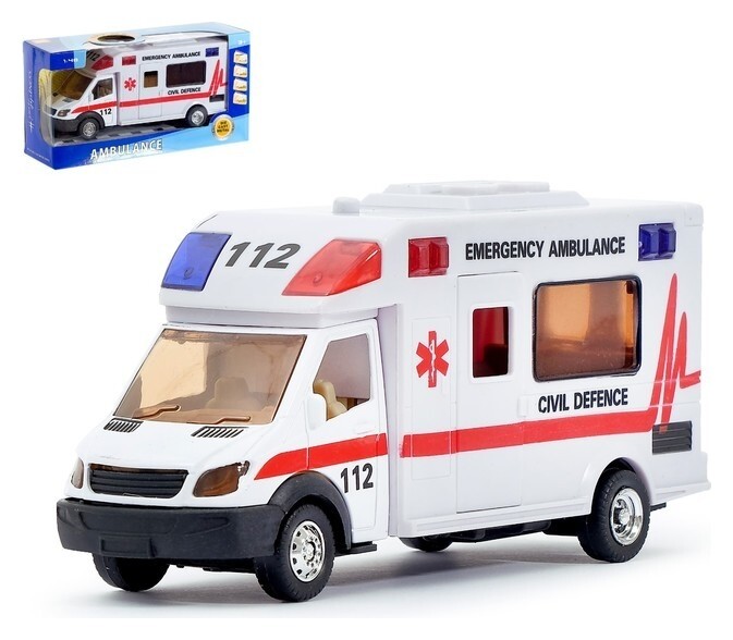Машина металлическая «Скорая помощь»  