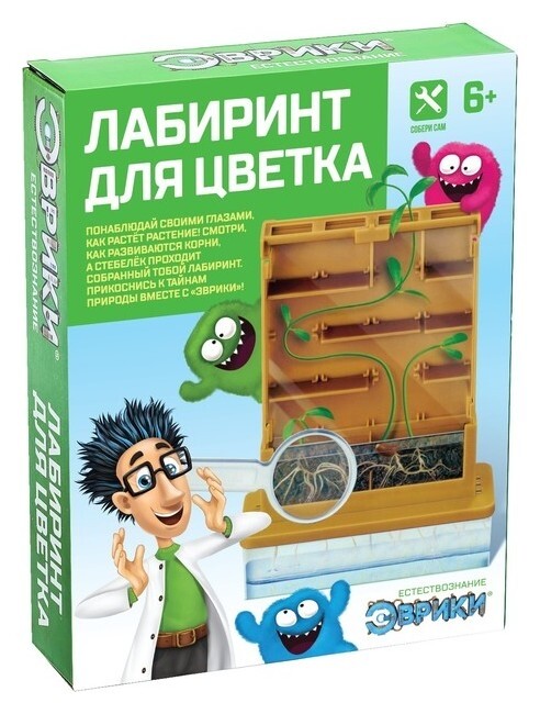 Набор для опытов Лабиринт для цветка  Эврики