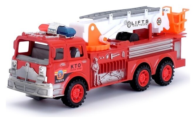 Машина инерционная Пожарная 28 x 7,5 x 10 см  