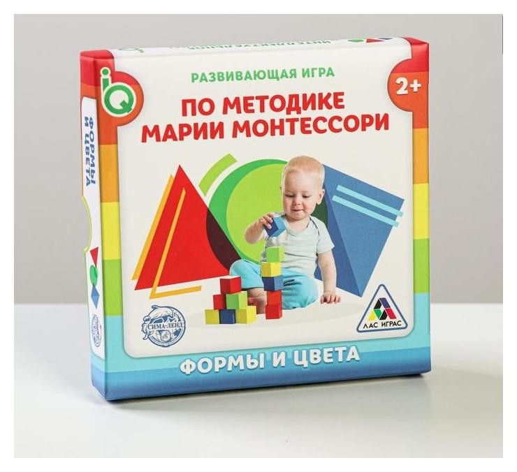 

Развивающая игра по методике Марии Монтессори «Формы и цвета»