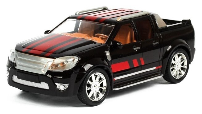 Машина инерционная Пикап черный  