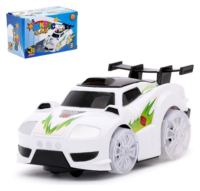 Машина «Тачка» работает от батареек, световые и звуковые эффекты  