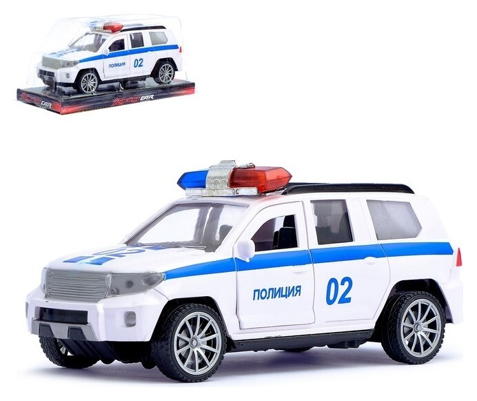Машина инерционная «Полиция Круизёр» открываются двери  