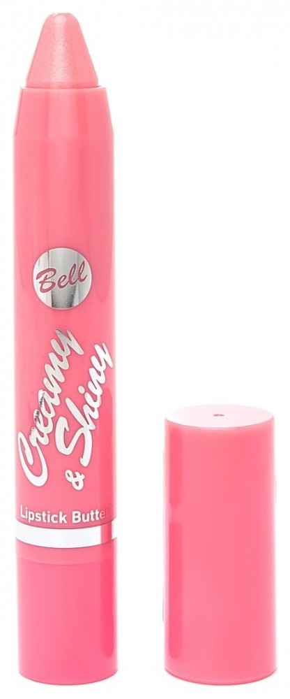 Помада-карандаш кремовая Creamy&shiny Lipstik Butter Bell
