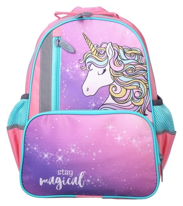

Рюкзак школьный Единорог Stay Magical, Розовый