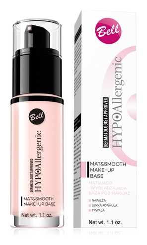 База под макияж выравнивающая и матирующая "Mat&smooth Make-up Base" Bell