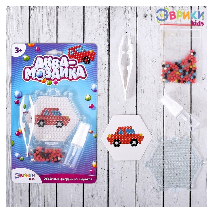 Аквамозаика для детей Машинка   Эврики