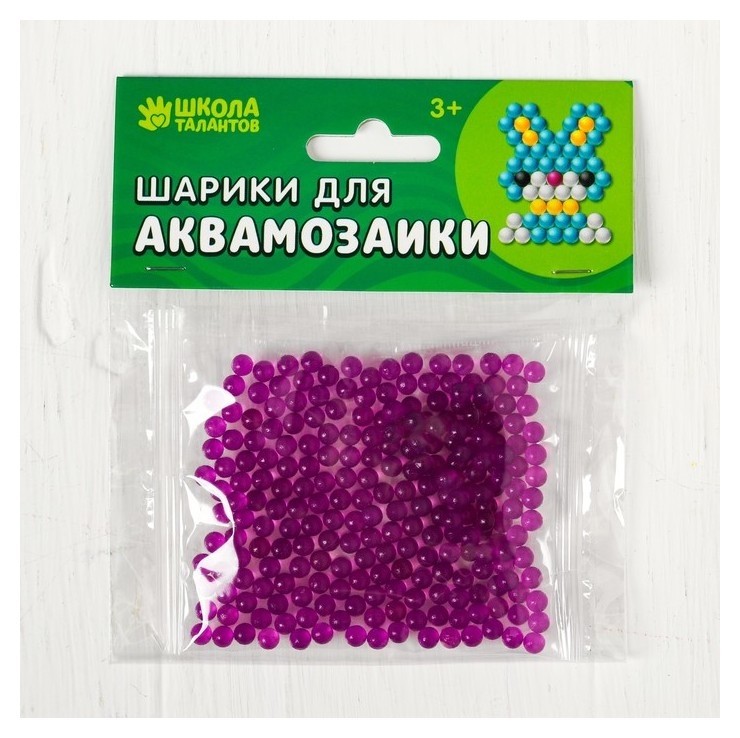 

Шарики для аквамозаики, полупрозрачные, набор 250 шт