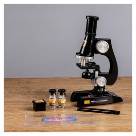 Микроскоп "Юный биолог" кратность увеличения 450х, 200х, 100х 