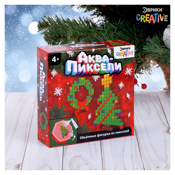 

Аквамозаика Елка и венок 200 деталей