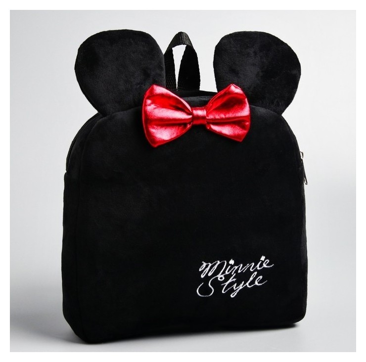 

Рюкзак плюшевый Minnie Style, Чёрный