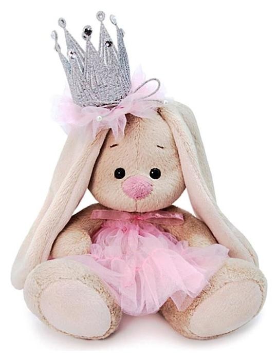 

Мягкая игрушка Зайка Ми с короной, 15 см