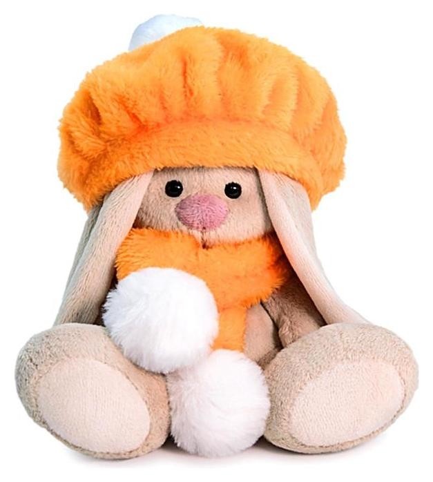 

Мягкая игрушка Зайка Ми в оранжевом берете, 15 см