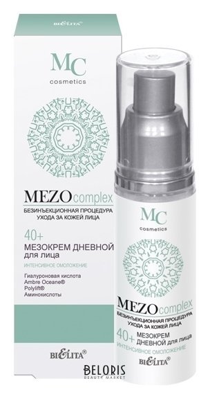 Крем для лица дневной МезоКрем Интенсивное омоложение 40+ Белита - Витекс MEZOcomplex