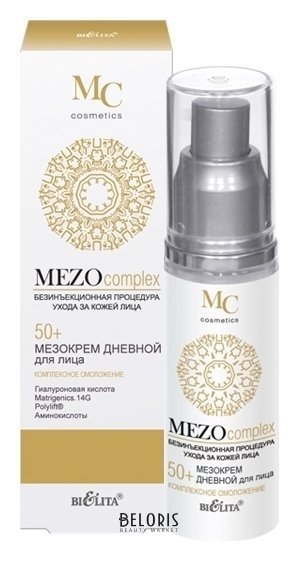 Крем для лица дневной МезоКрем комплексное омоложение 50+ Белита - Витекс MEZOcomplex