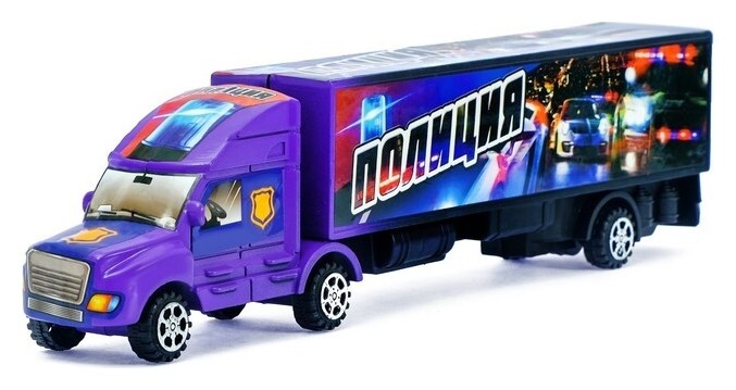 Грузовик инерционный Полиция  Woow toys