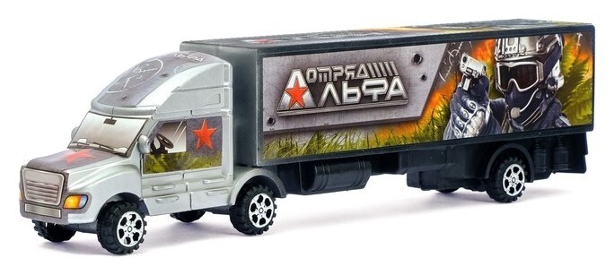 Грузовик инерционный Отряд Альфа Woow toys