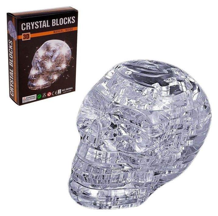 

Пазл 3D кристаллический Череп 49 деталей