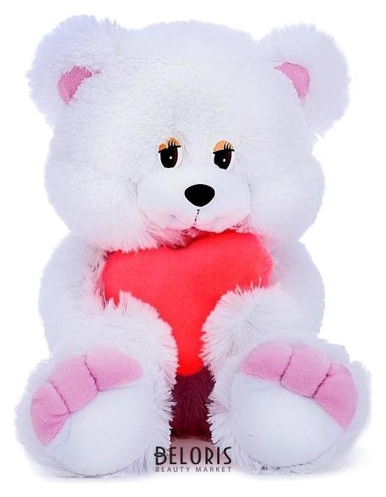 Мягкая игрушка Медведь с сердцем, 35 см КНР