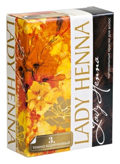 Тон 3 Темно-коричневый Lady Henna