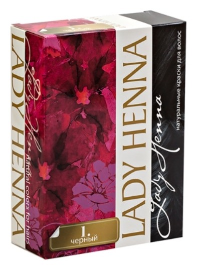 Тон 1 Черный  Lady Henna