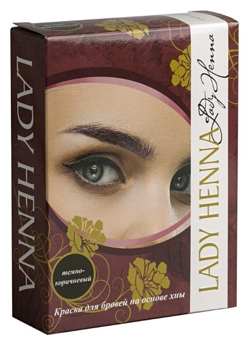 Тон Темно-коричневый  Lady Henna