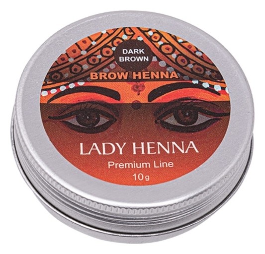Краска для бровей на основе хны Premium Line  Lady Henna