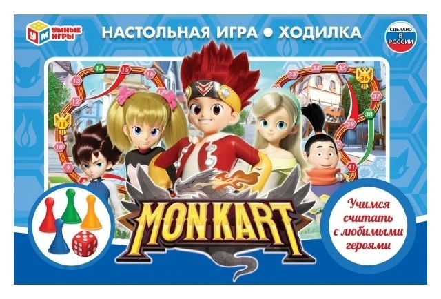

Настольная игра-ходилка Mon Kart