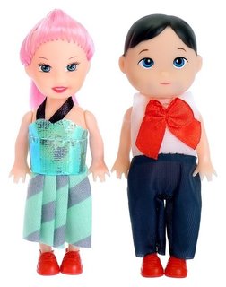 Куклы-малышки Люба и Гриша 