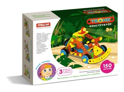 Конструктор Техно 150 деталей Джип  Stellar