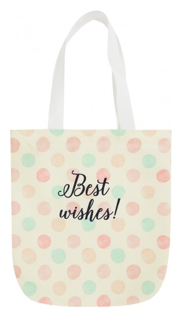 Эко-сумка шоппер с принтом Polka Dot  Kawaii Factory
