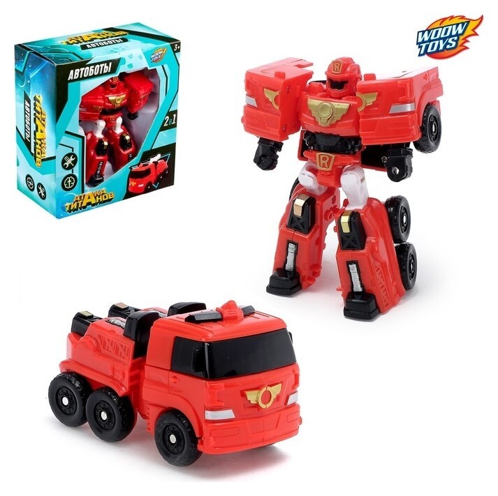 Робот-трансформер Автобот Пожарный 2 в 1 Атака титанов  Woow toys