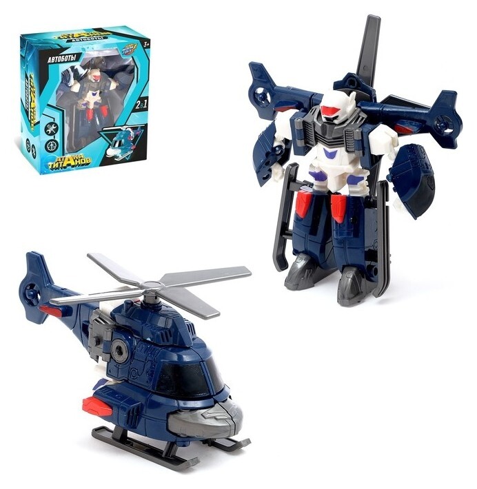 Робот-трансформер Авиабот темно-синий  Woow toys