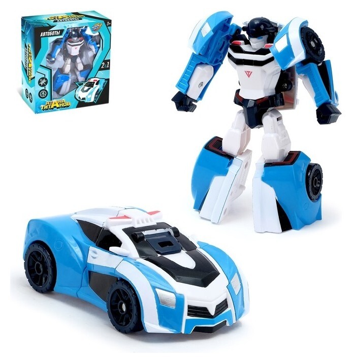 Робот-трансформер Автобот полицейский 2 в 1 Атака титанов  Woow toys