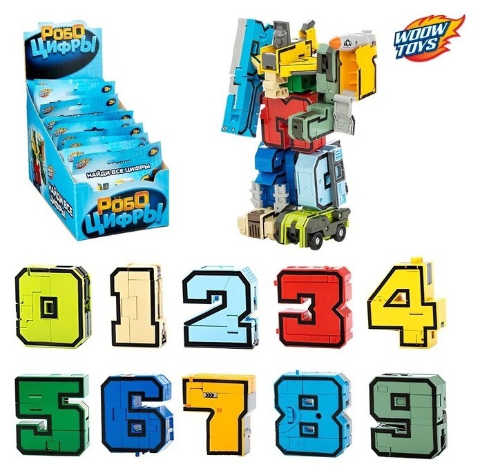 Робот-трансформер Робоцифры   Woow toys
