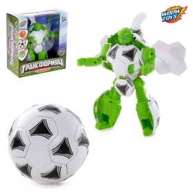 Робот-трансформер Мяч футбольный с наклейками Woow toys