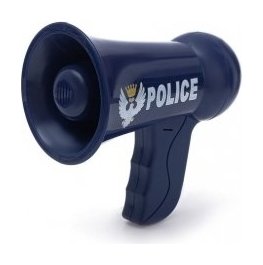Мегафон Полицейский 2 режима: сирена, громкоговоритель, работает от батареек Woow toys