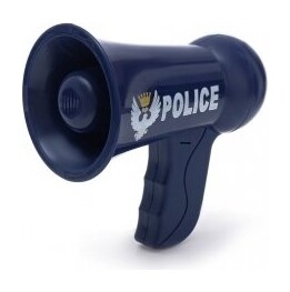Мегафон Полицейский 2 режима: сирена, громкоговоритель, работает от батареек  Woow toys