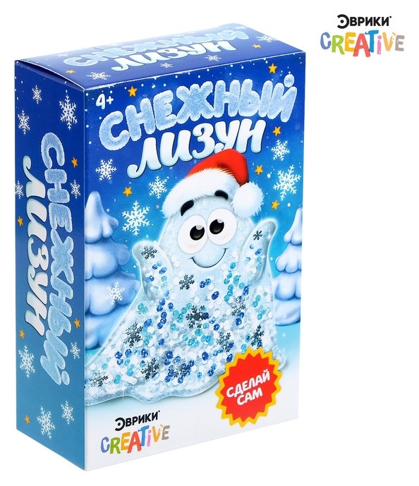 

Опыты для детей Снежный лизун